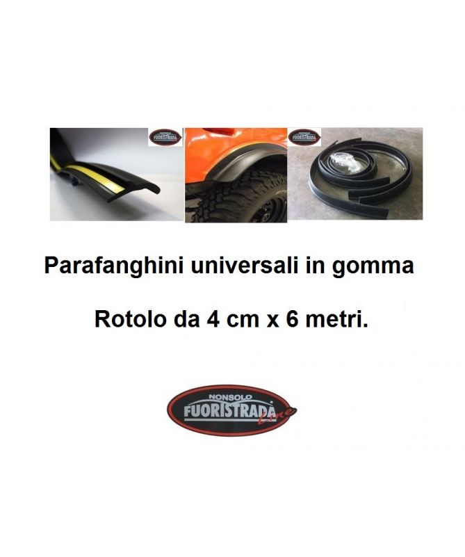 Parafanghini in Gomma Da 4 Cm x 6 Metri