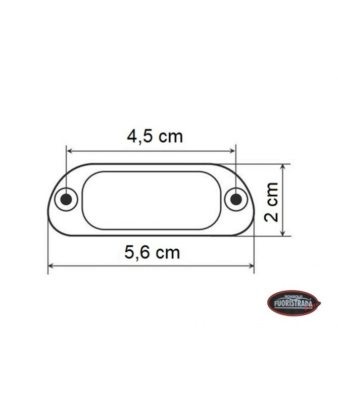 Luce targa 4 Led