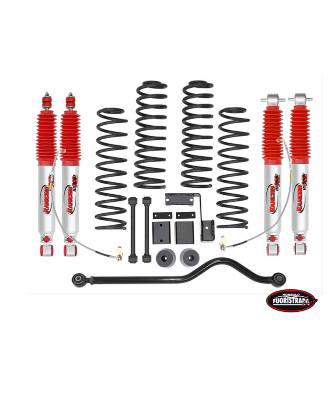 KIT RIALZO +7,5CM (3") RANCHO PER JEEP WRANGLER JK KIT RIALZO +7,5CM (3") RANCHO PER JEEP WRANGLER JK