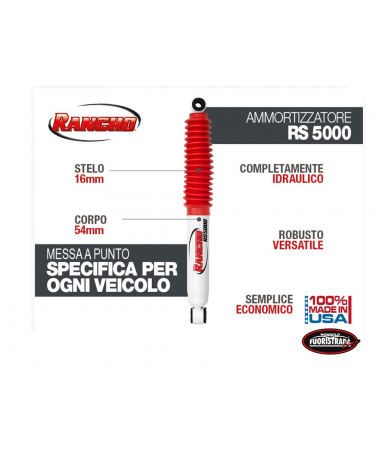 AMMORTIZZATORE RANCHO 5000 PER JEEP WRANGLER TJ POSTERIORE