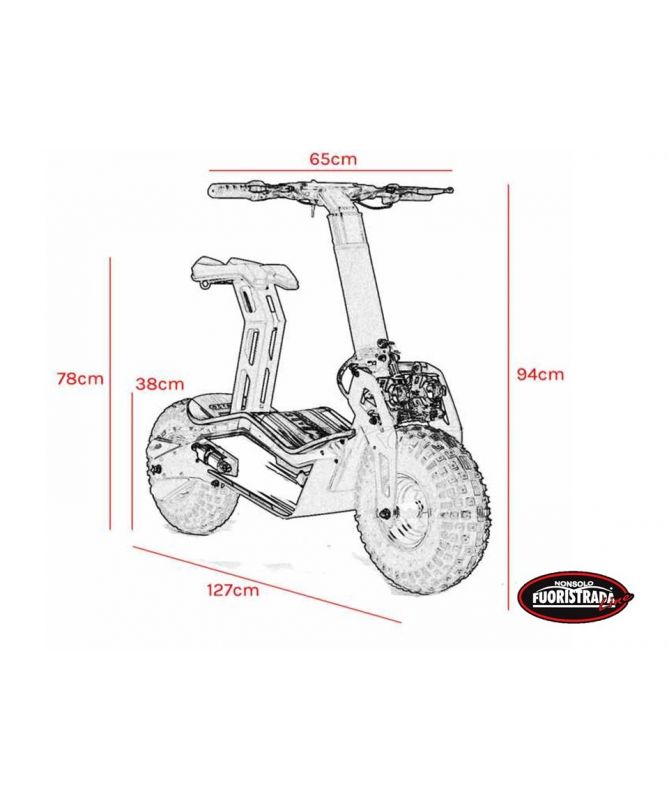 M.A.D. monopattino elettrico 2000W 60V lithium