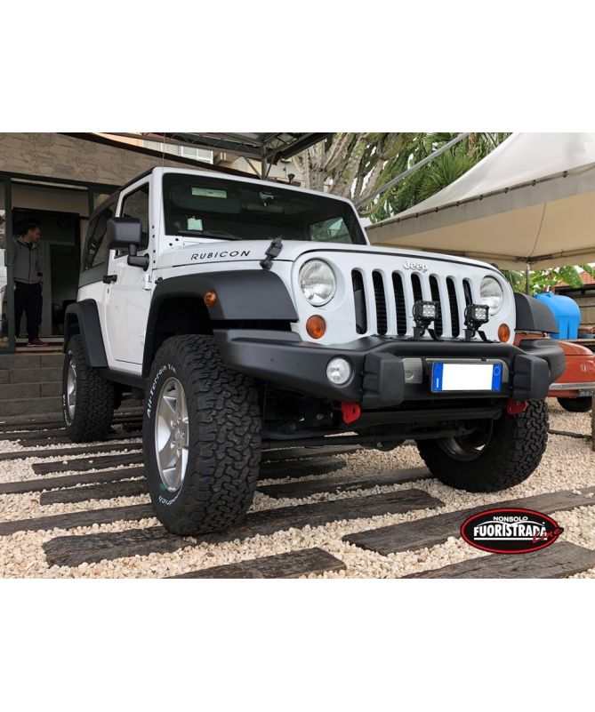 Paraurti Anteriore Scatolato con A-bar Porta Verricello Jeep Wrangler JK