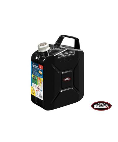 Tanica Premium Carburante in Metallo 5 LT Nero