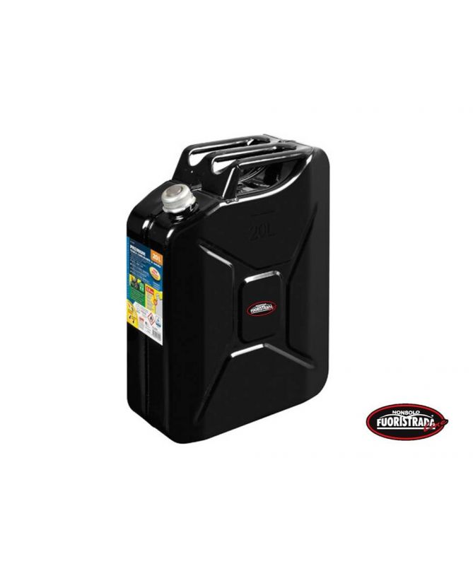 Tanica Premium Carburante in metallo 20 LT Nero