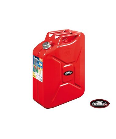 Tanica Premium Carburante in metallo 20 LT Rosso