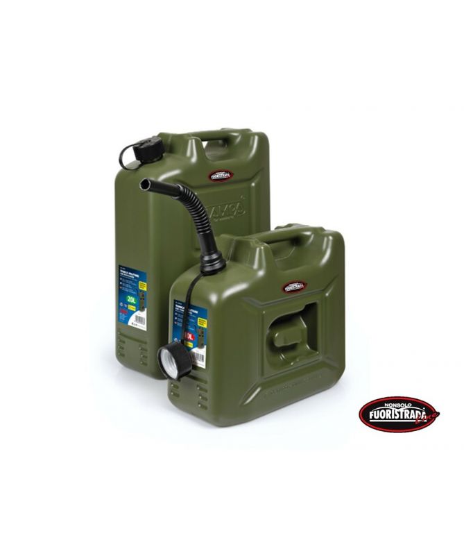 Tanica carburante in polietilene modello militare 10 L