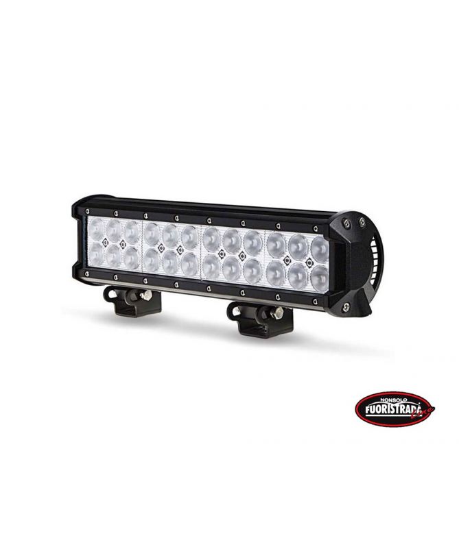 Barra Led Fuoristrada 14'' 72W 7200LM 12V 24V IP67 6000K Luci DRL Bianco e  Frecce Arancione