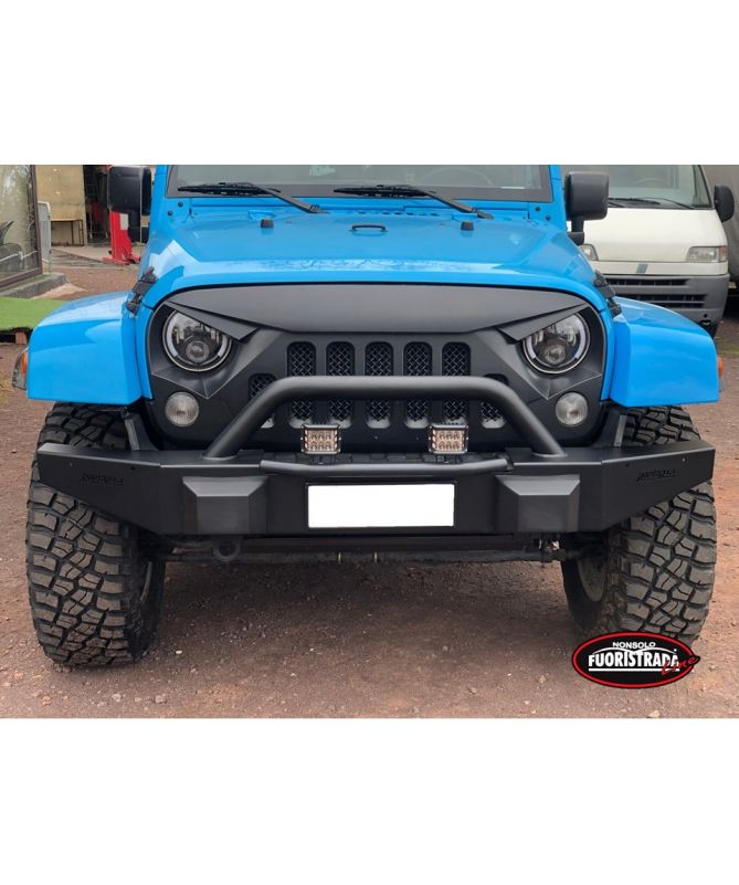 Paraurti Anteriore Scatolato con A-bar Porta Verricello Jeep Wrangler JK