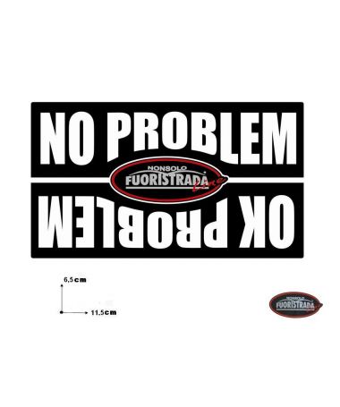 Adesivo"No Problem"