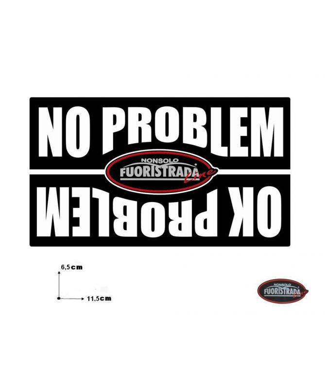 Adesivo"No Problem"